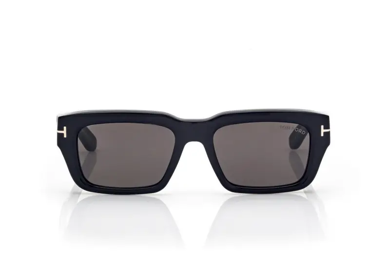 ICON RECTANGULAR SUNGLASSES BLACK online